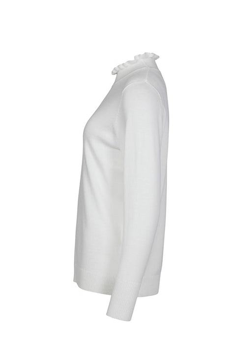 Sunday Jumper Ruffle Polo Neck Pullover 6258 6030